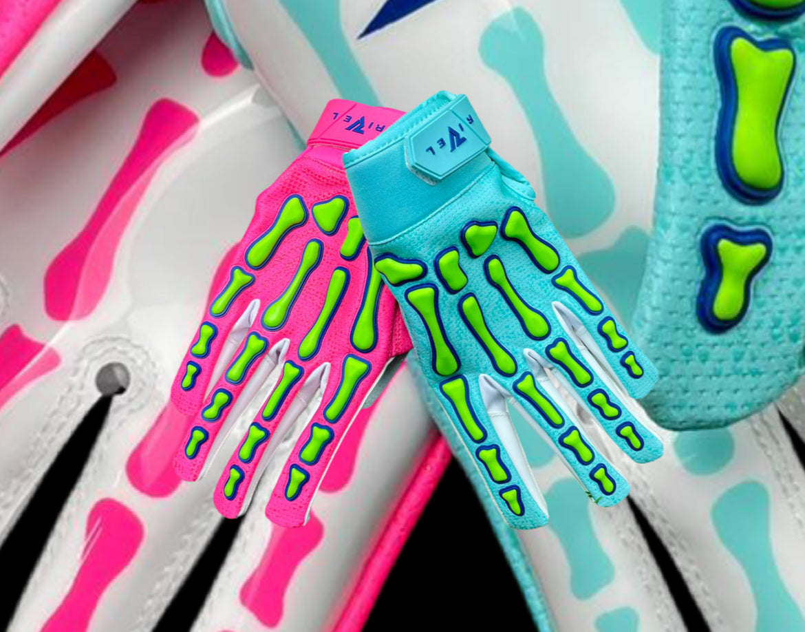 Reaper OFF THE WALL Bones Football Gloves image 3