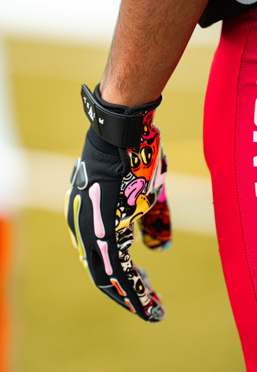 Reaper OFF THE WALL Bones Football Gloves image 2