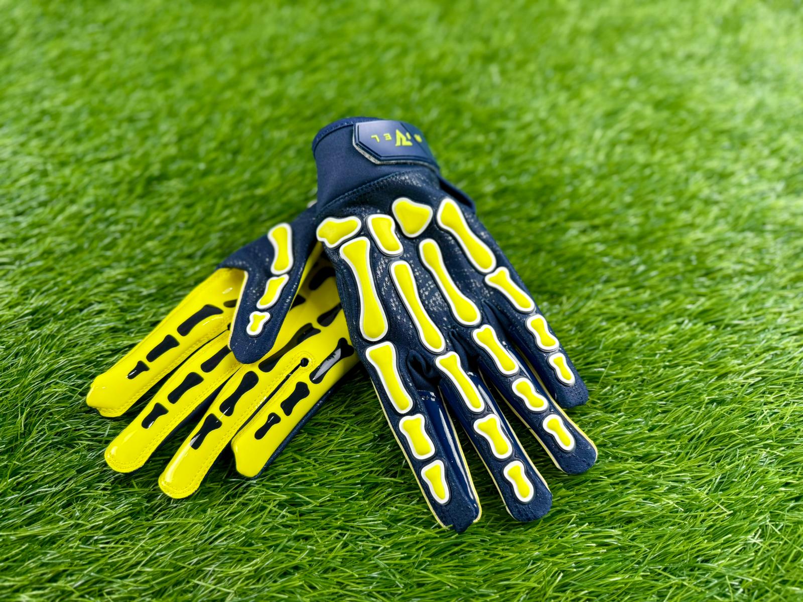 Reaper College Bones Football  Gloves image 2