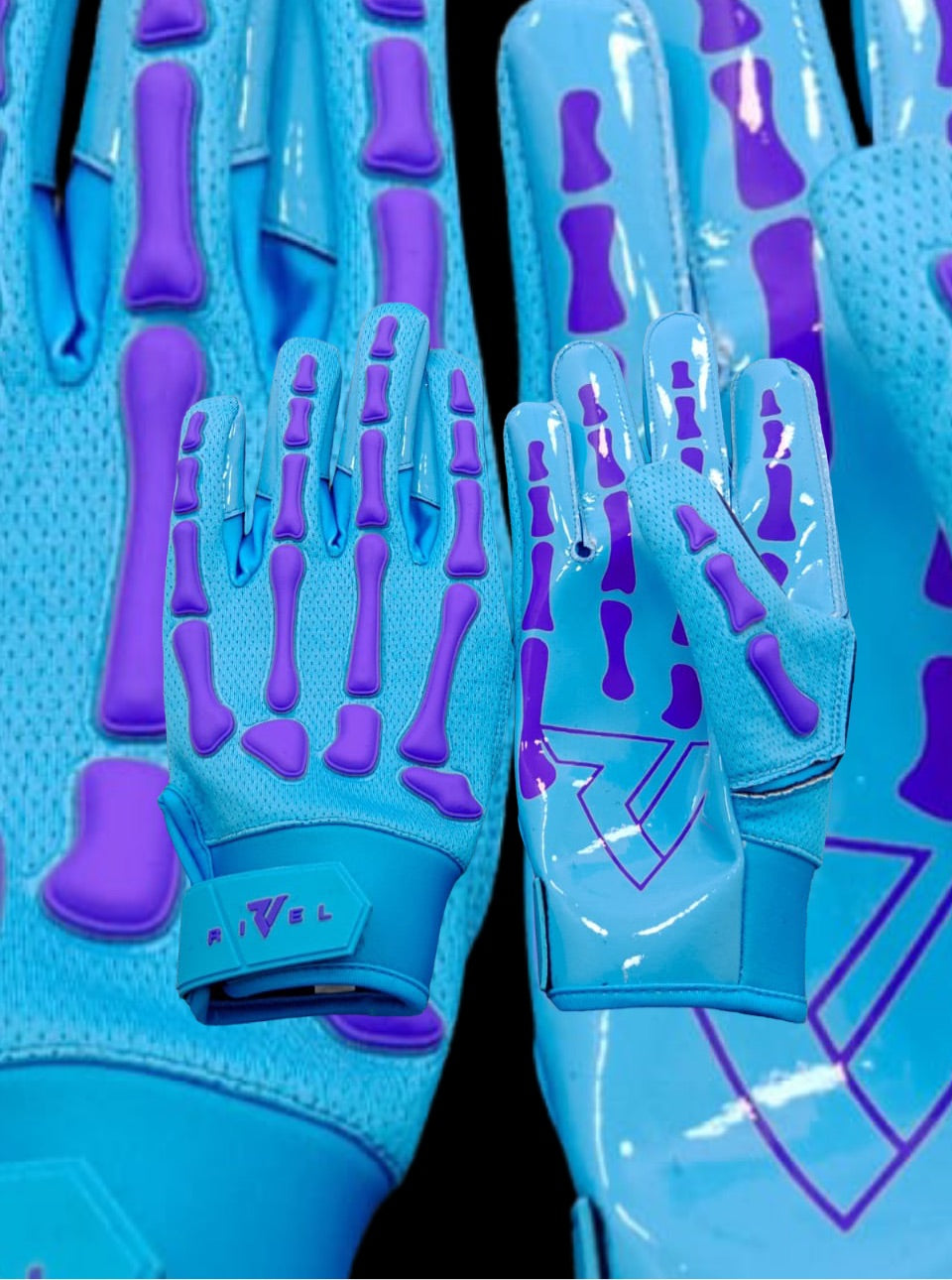 Reaper VIBE bones Football Gloves image 2