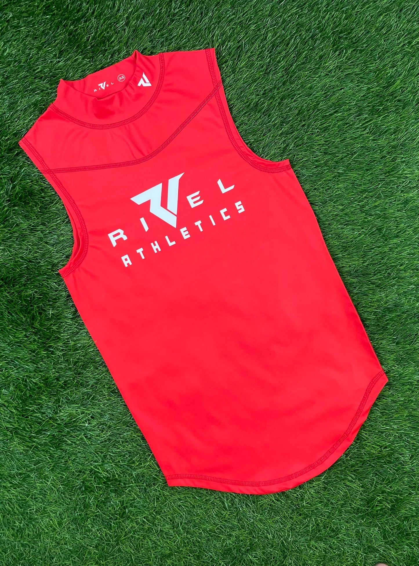 Gameday High Collar Rivel Compression Top