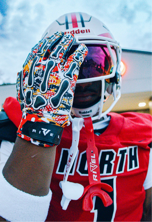 Reaper Jungle Bones Football Gloves