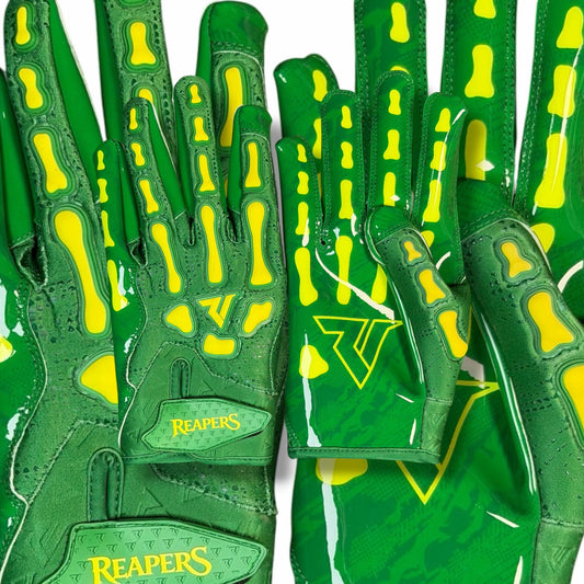 NEW OG Reaper Bones Football Gloves (Color Bones)