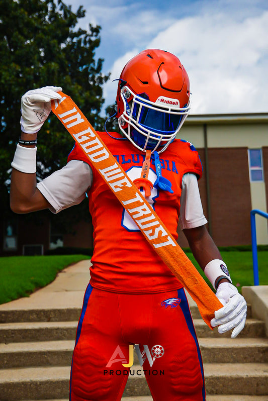 TRUST GOD FOOTBALL TOWELS