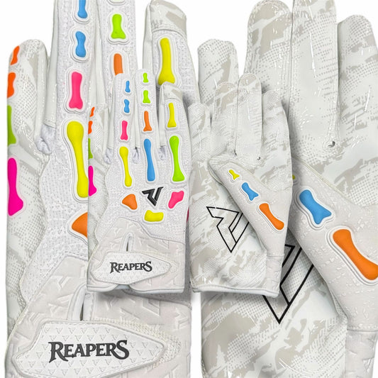 NEW Reaper GUMMY Bones Football Gloves