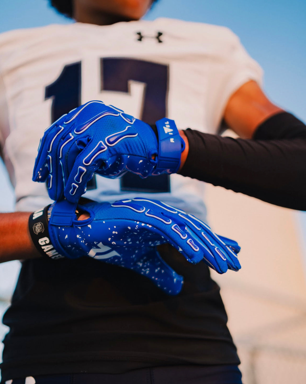 Reaper OREO  Bones Football Gloves image 1