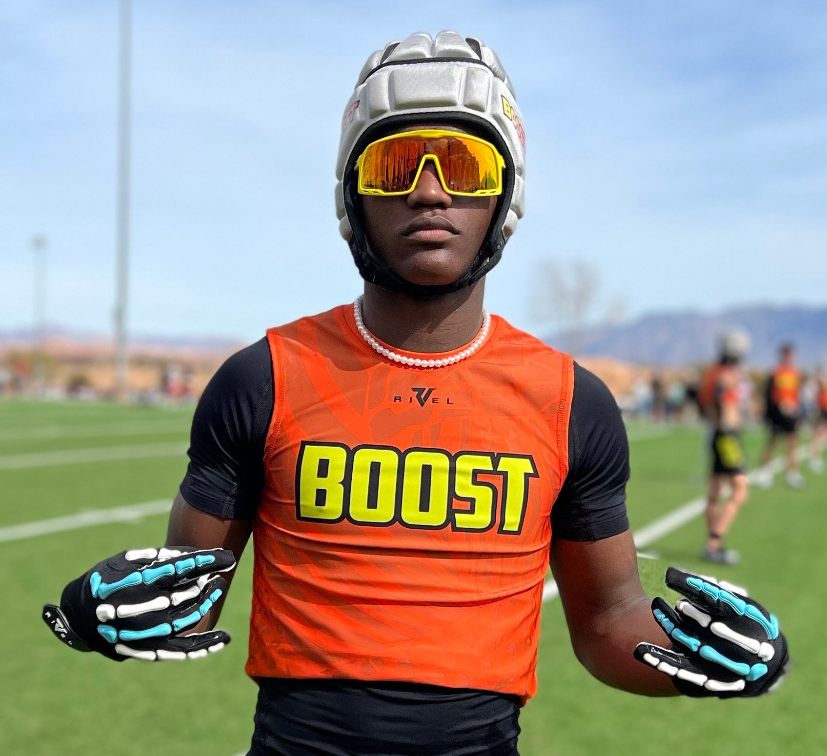 Reaper Bones  Black Series Football Gloves image 7