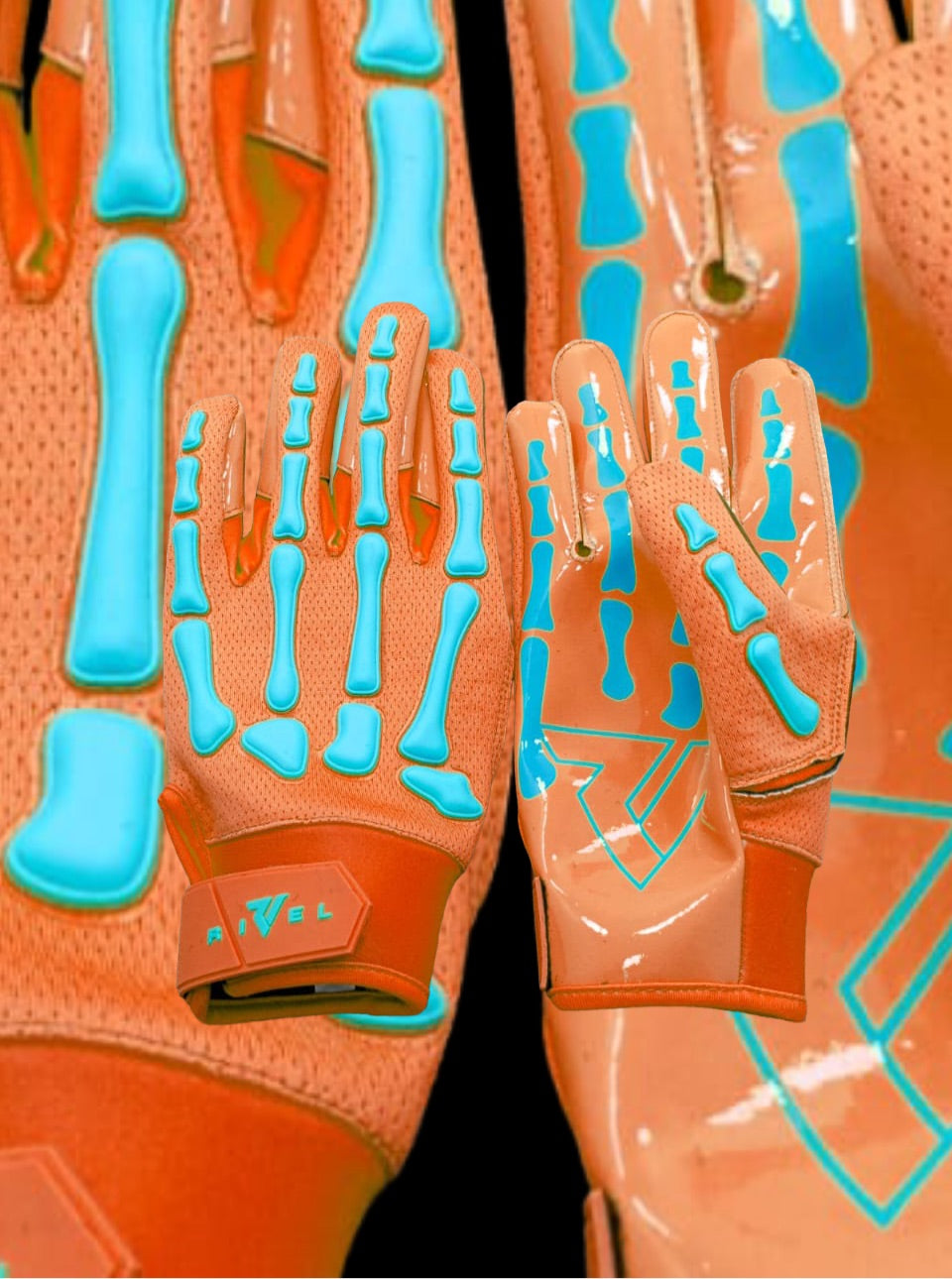 Reaper VIBE bones Football Gloves image 4