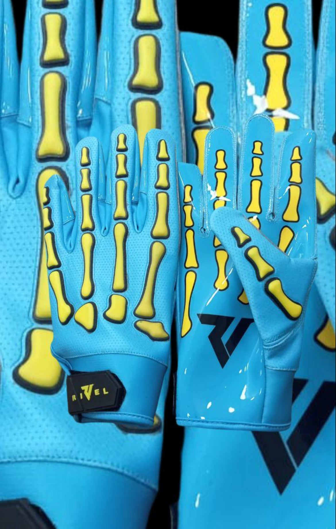 Reaper VIBE bones Football Gloves image 1