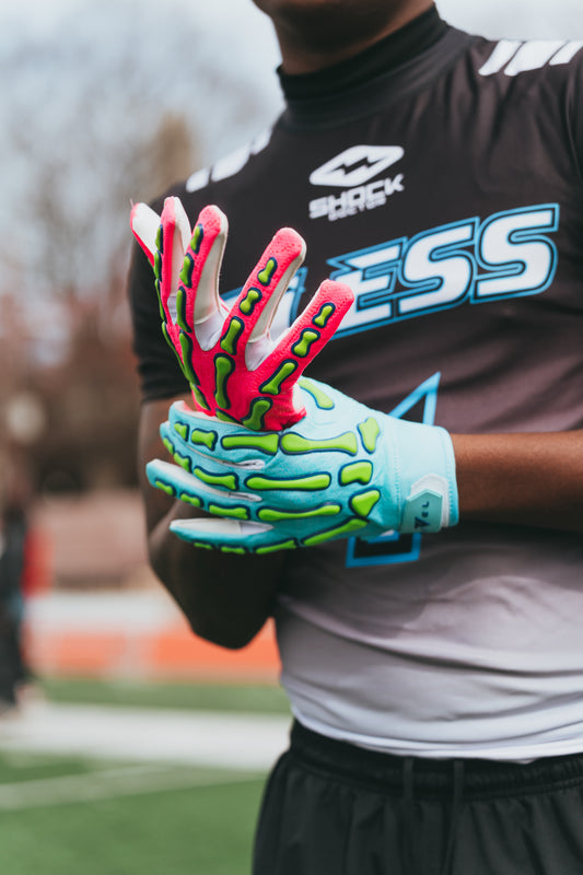 Reaper OFF THE WALL Bones Football Gloves image 13