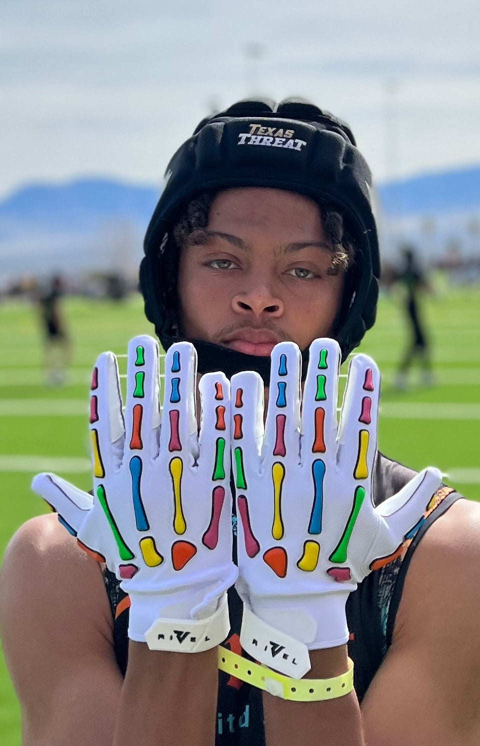 Reaper SKITTLES Bones Football  Gloves image 2