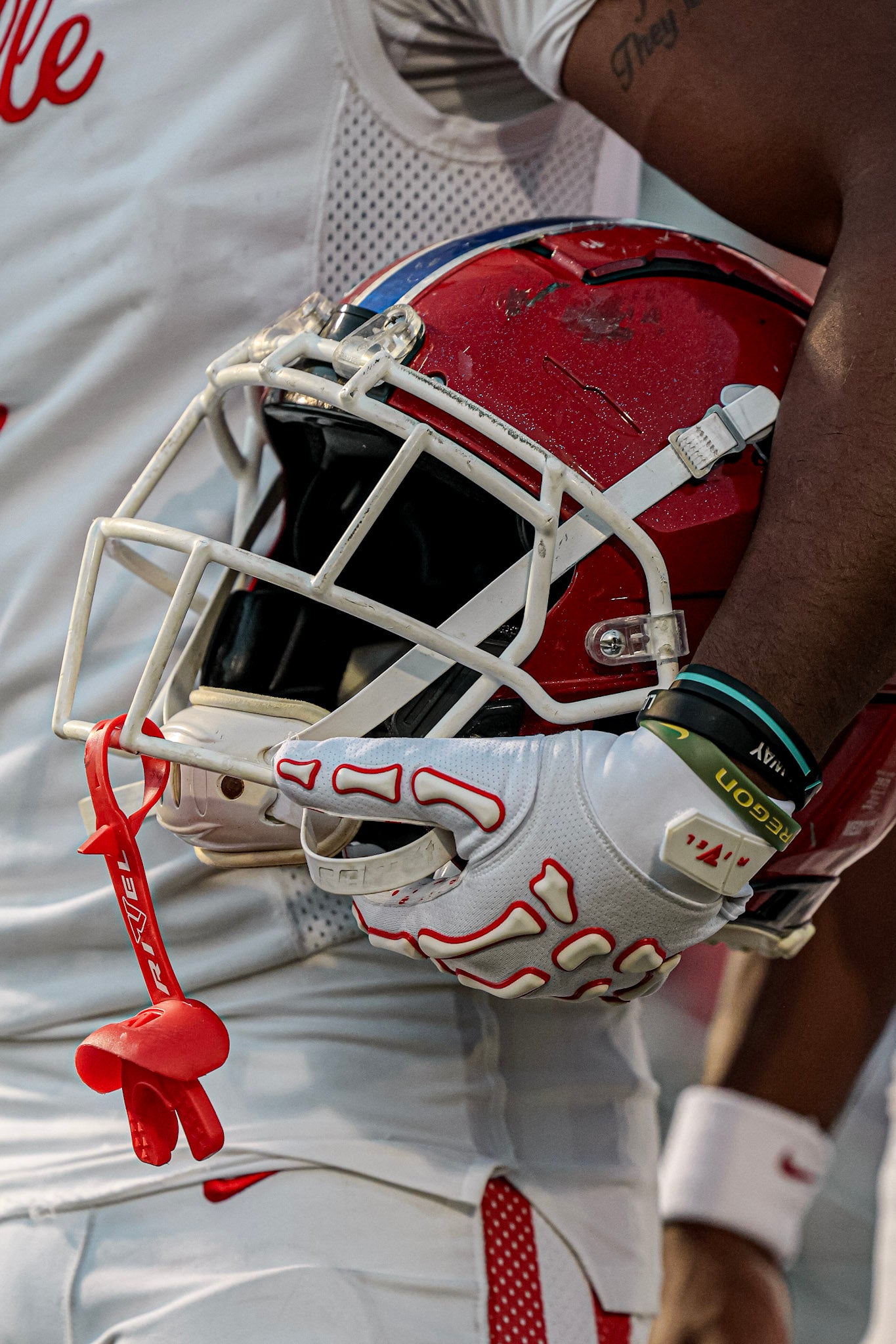 Reaper WHT Series OREO  Bones Football Gloves image 4