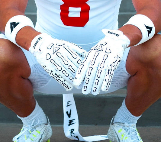 NEW Reaper OREO Bones Football Gloves