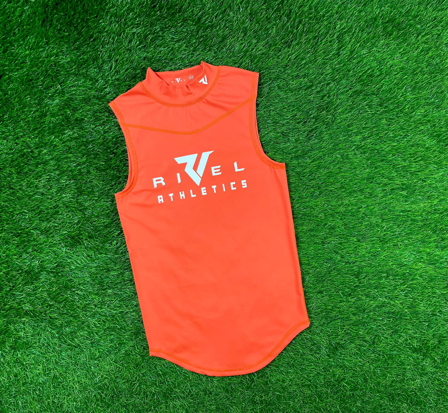 Gameday High Collar Rivel Compression Top