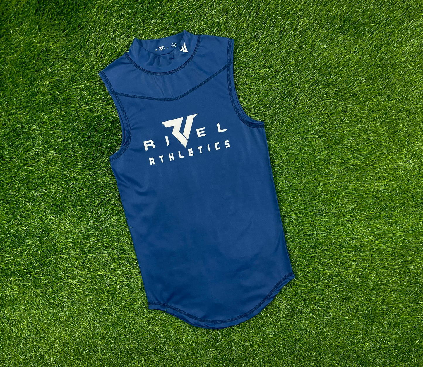 Gameday High Collar Rivel Compression Top