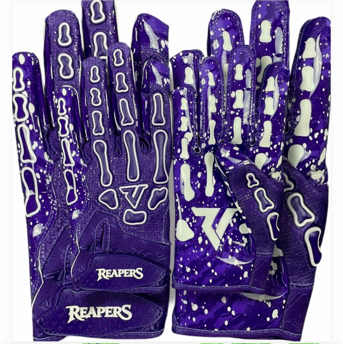 NEW Reaper OREO Bones Football Gloves
