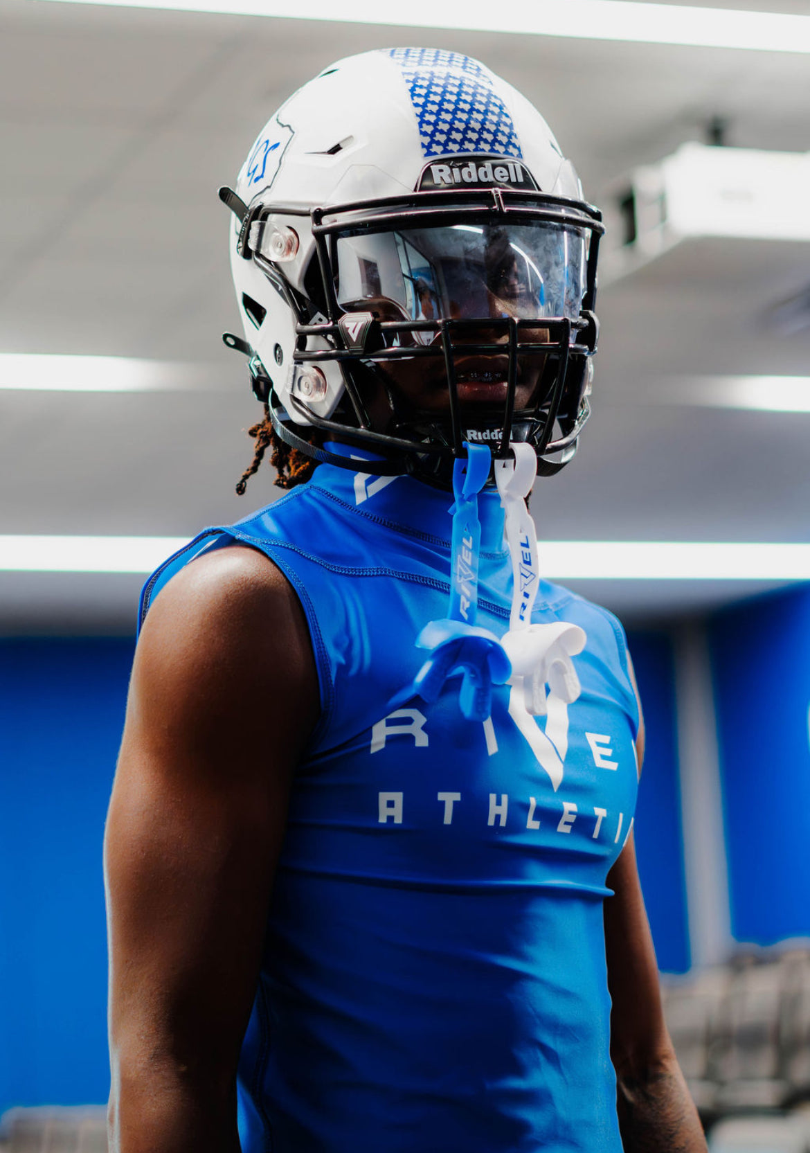 Gameday High Collar Rivel Compression Top