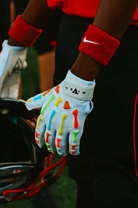 Reaper GUMMY Bones Football Gloves