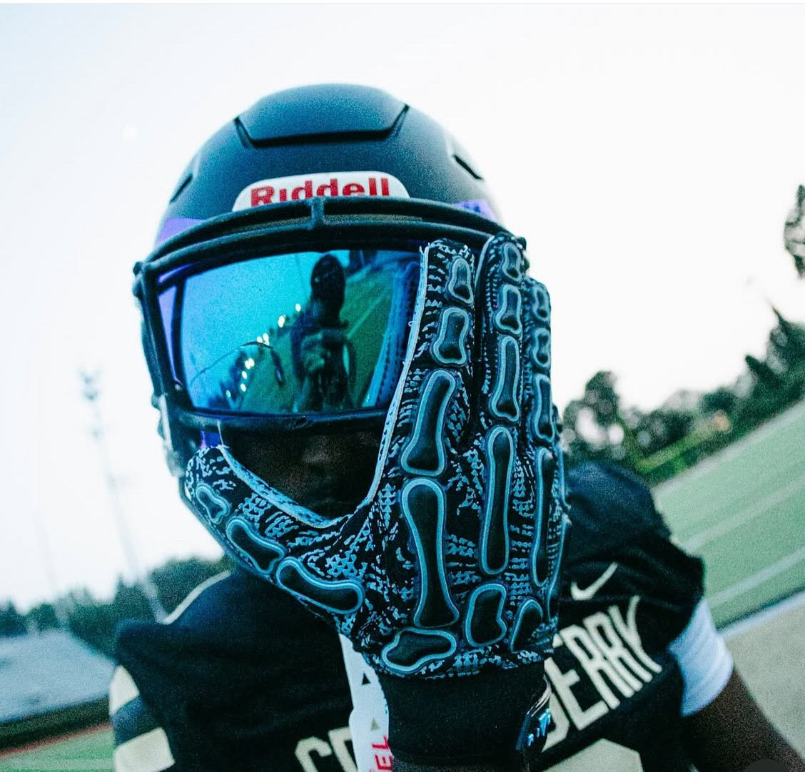 Reaper BLK OREO Bones Football Gloves