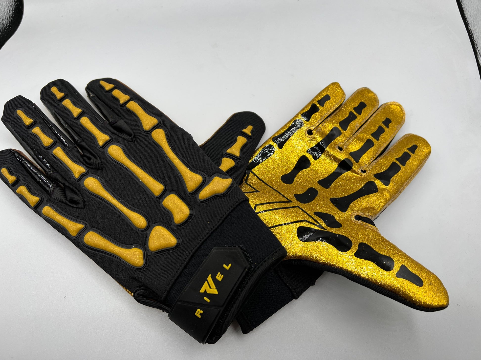24k Reaper Bones Football Gloves image 4