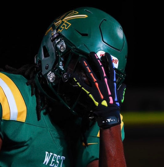 Reaper NEON LIGHTS Football  Gloves image 0