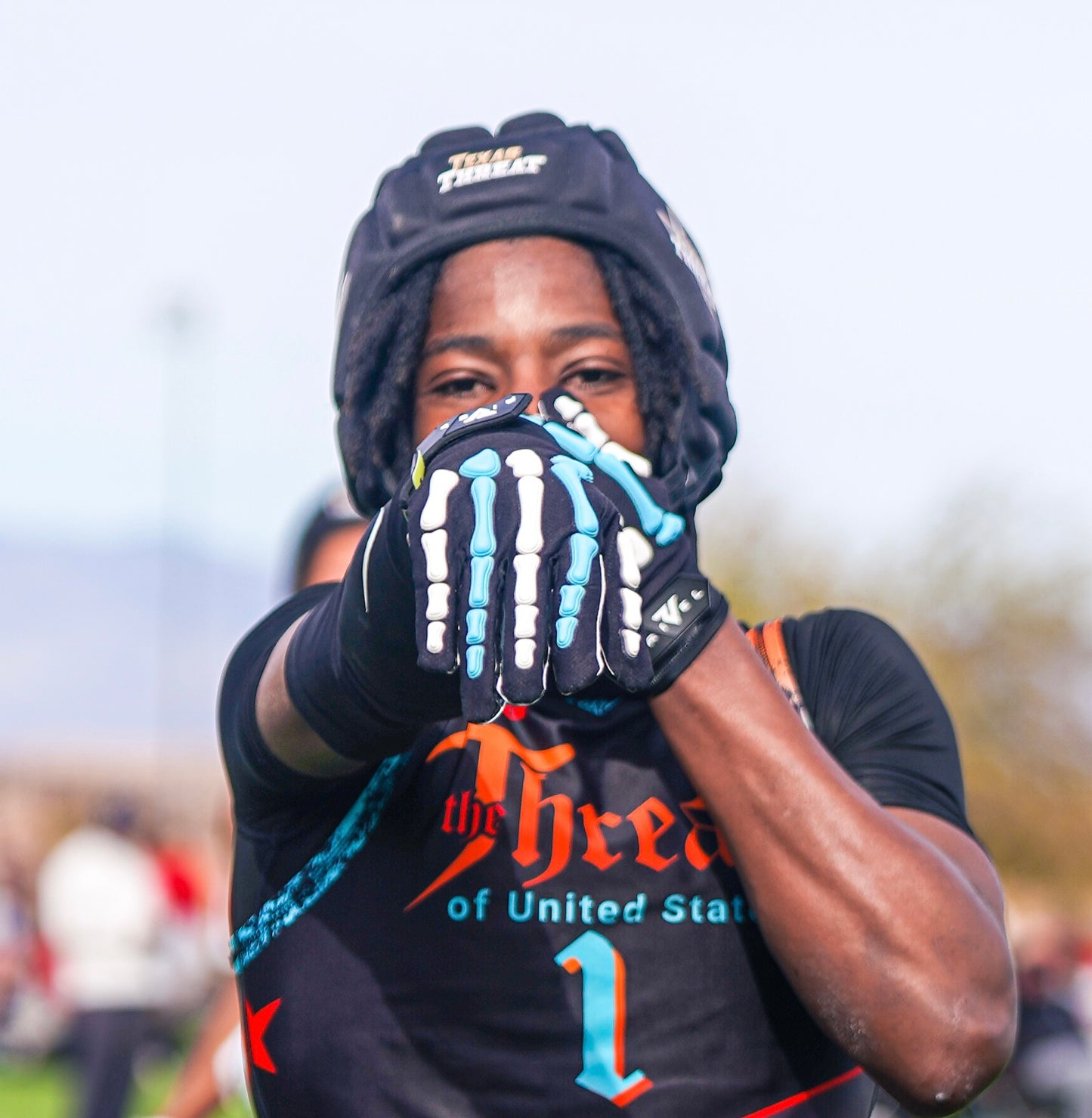 Reaper Bones  Black Series Football Gloves image 11