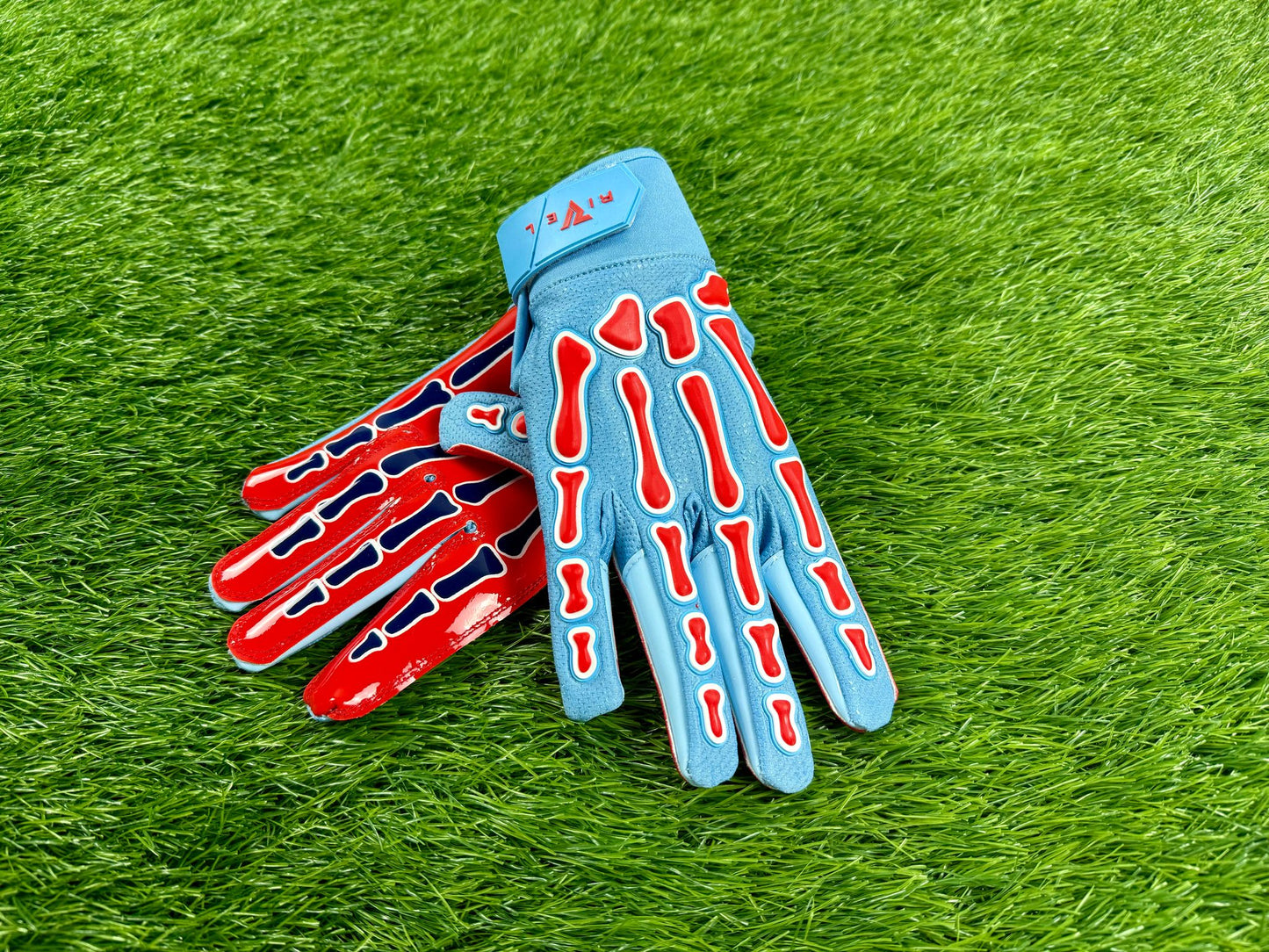 Reaper College Bones Football Gloves image 1