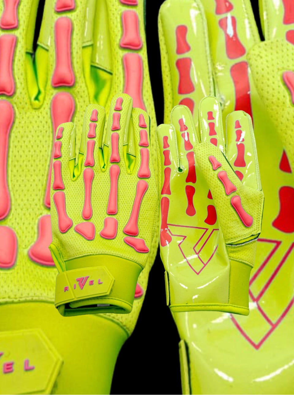 Reaper VIBE bones Football Gloves image 5