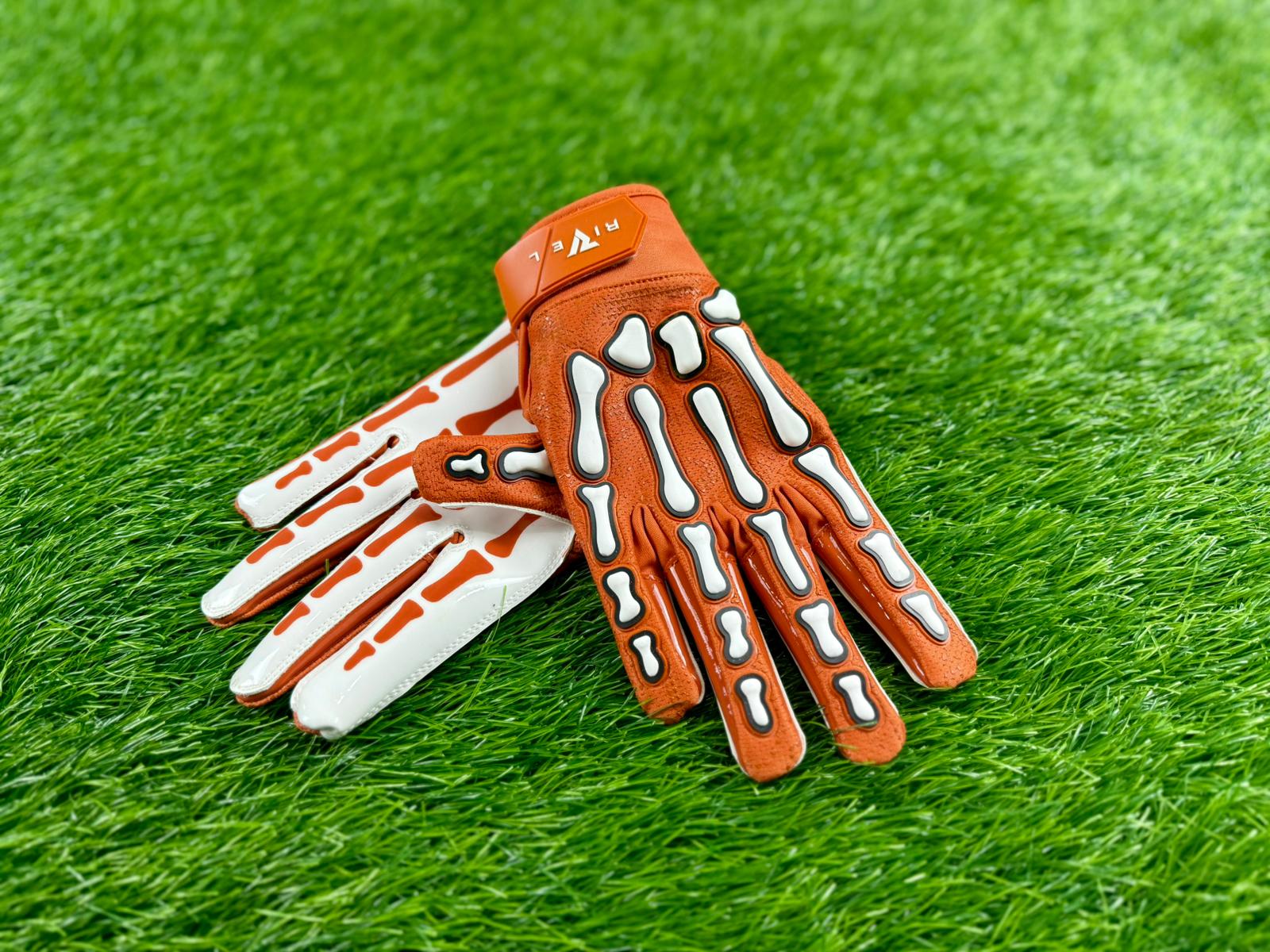Reaper College Bones Football  Gloves image 3