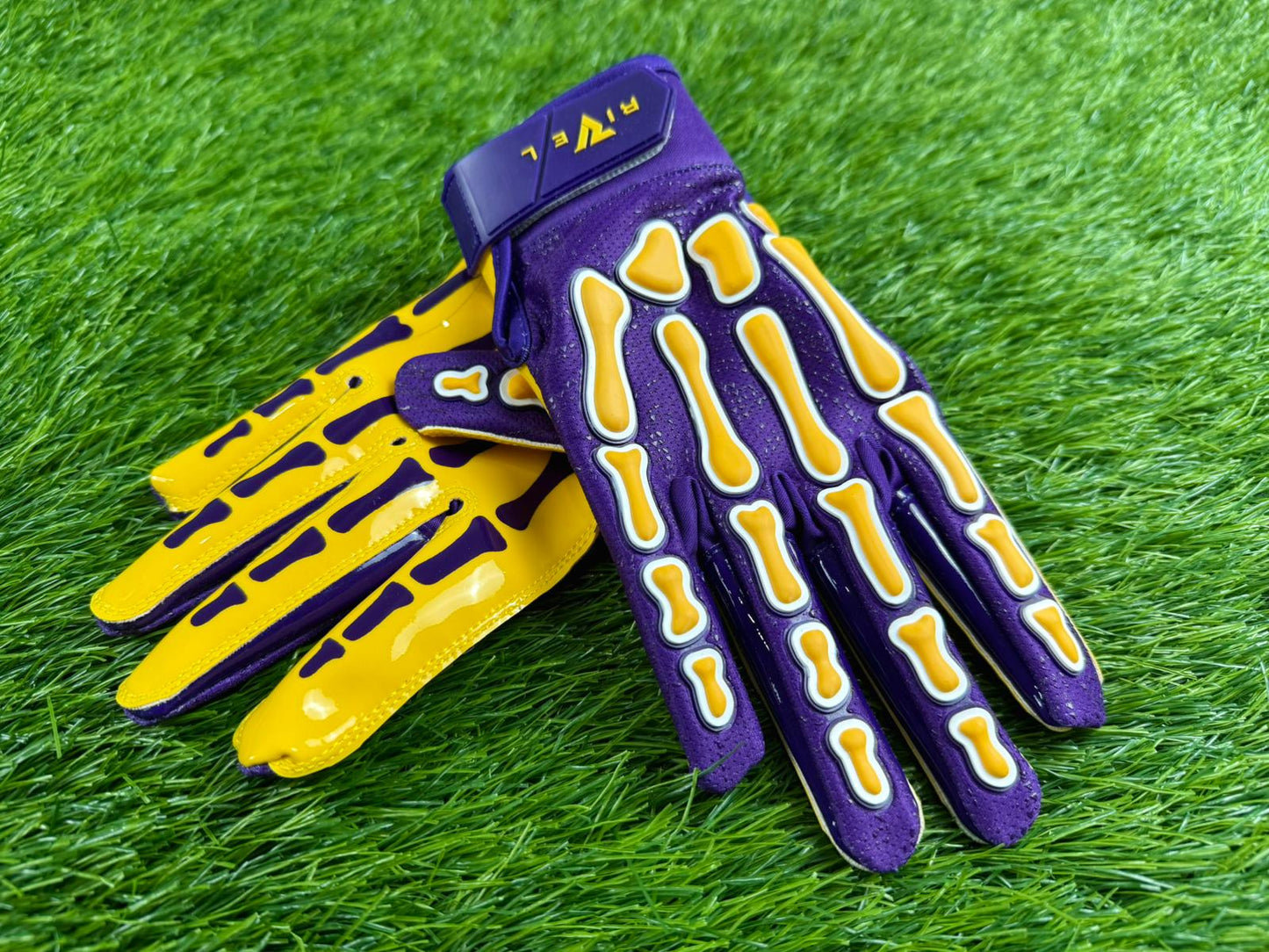 Reaper College Bones Football Gloves image 6