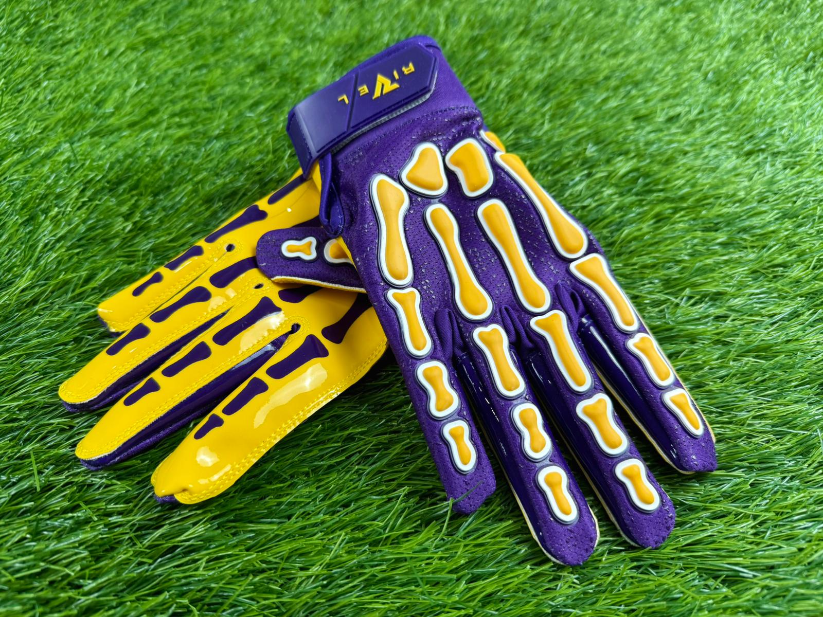 Reaper College Bones Football  Gloves image 6