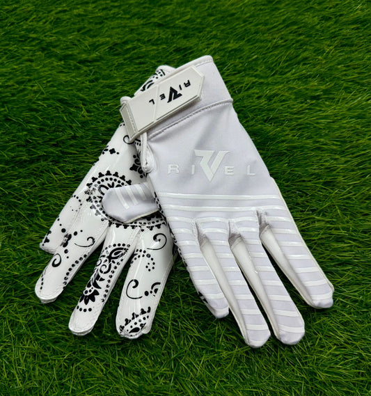Reaper Bandana Bones Football Gloves
