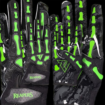 NEW OG Reaper Bones Football Gloves (Color Bones)