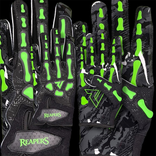 NEW OG Reaper Bones Football Gloves (Color Bones)