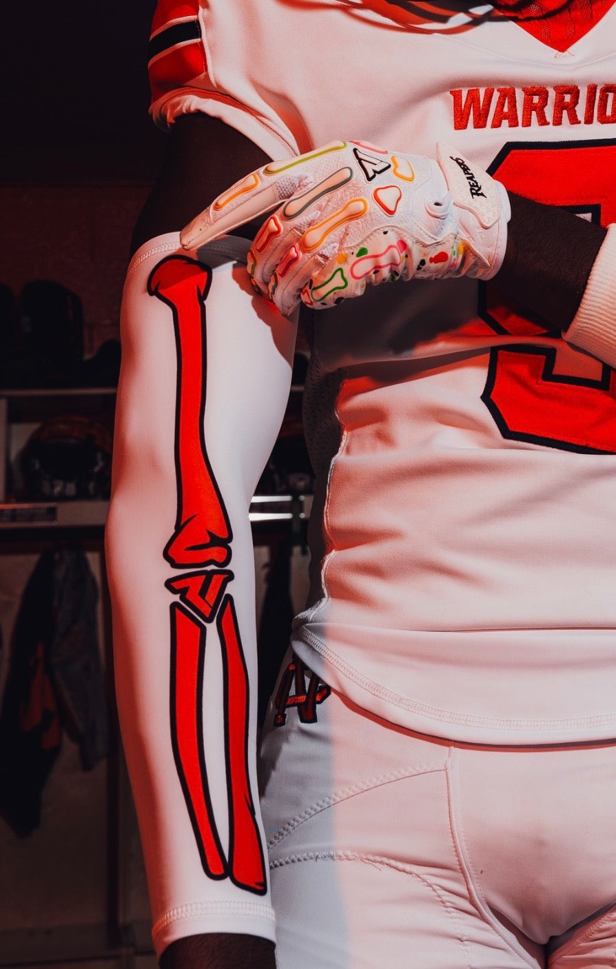 White Bones Arm Sleeves