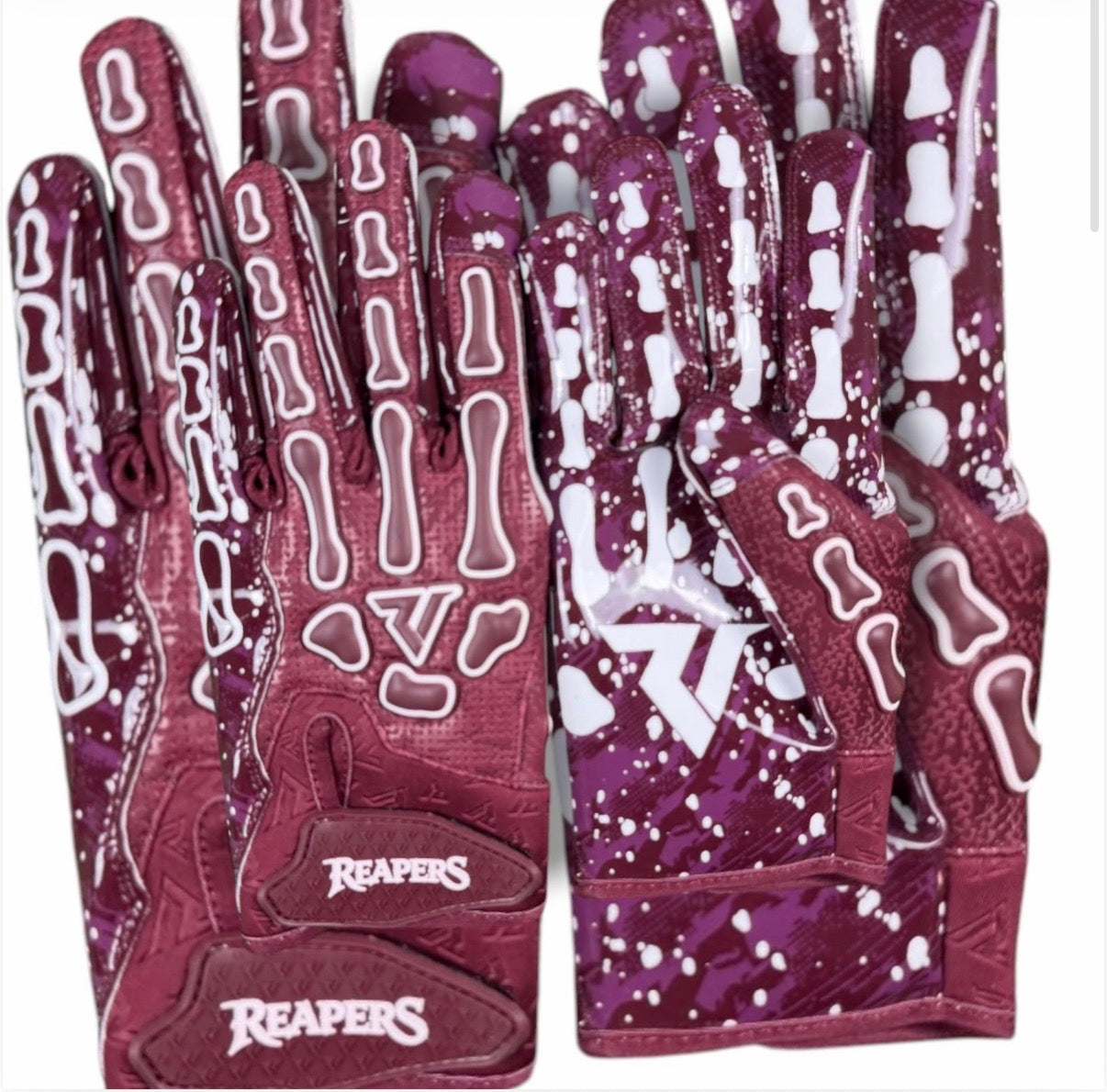 NEW Reaper OREO Bones Football Gloves