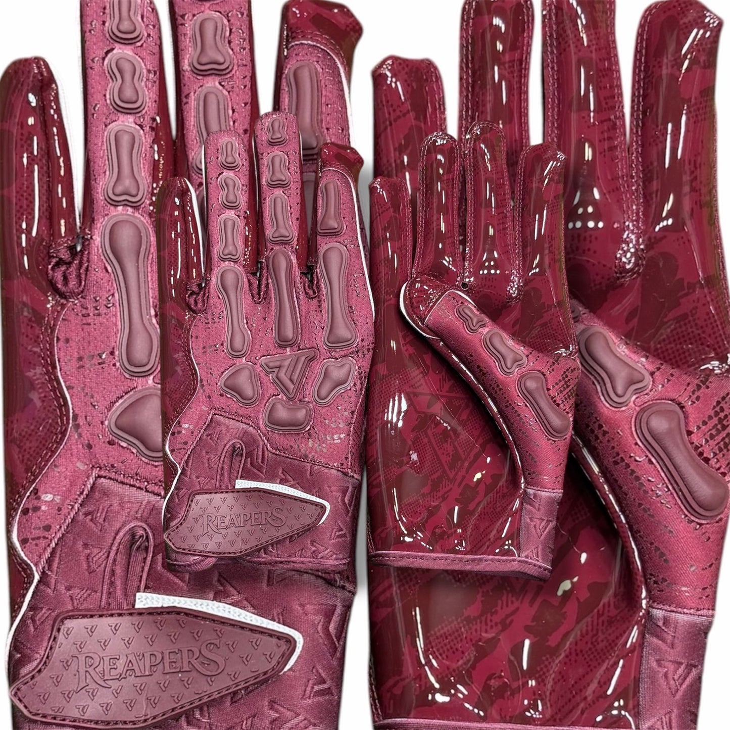 NEW Reaper Colors Bones Football Gloves