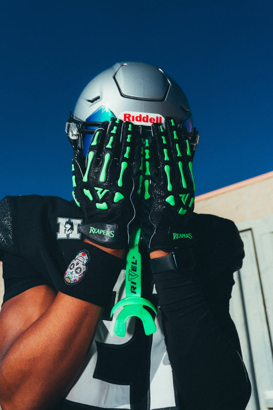 NEW OG Reaper Bones Football Gloves (Color Bones)