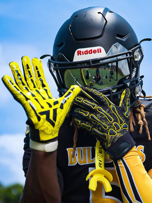 NEW Reaper BLK OREO Bones Football Gloves