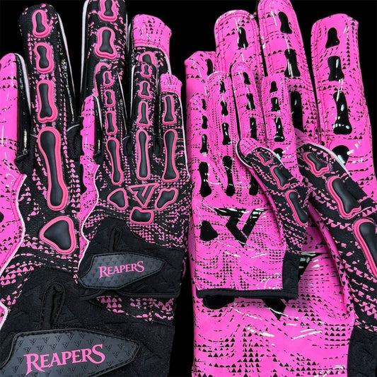 NEW Reaper BLK OREO Bones Football Gloves