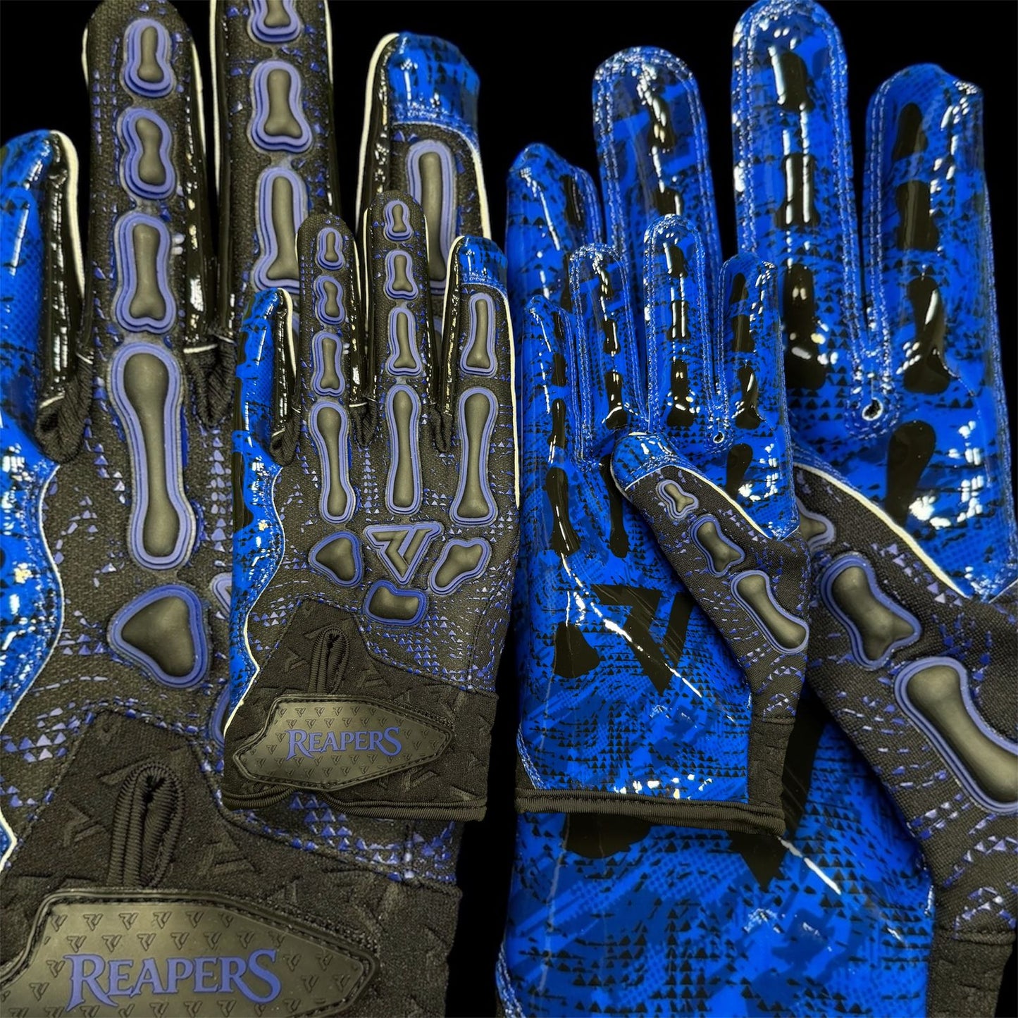 NEW Reaper BLK OREO Bones Football Gloves