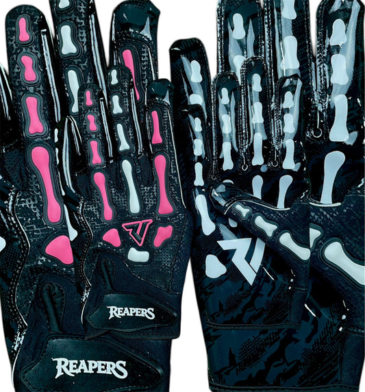 NEW Reaper Black Series Bones Football Gloves