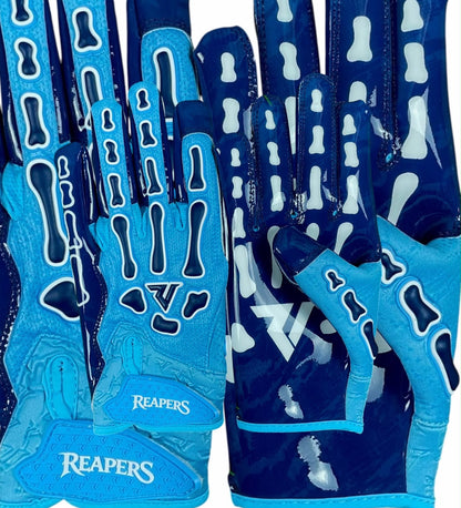 NEW Reaper College Bones Football Gloves