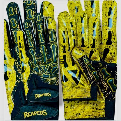 NEW Reaper BLK OREO Bones Football Gloves