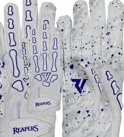 NEW Reaper WHT Series OREO Bones Football Gloves
