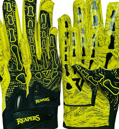 NEW Reaper BLK OREO Bones Football Gloves