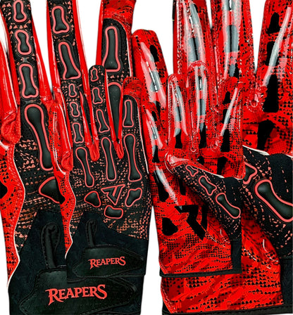 NEW Reaper BLK OREO Bones Football Gloves