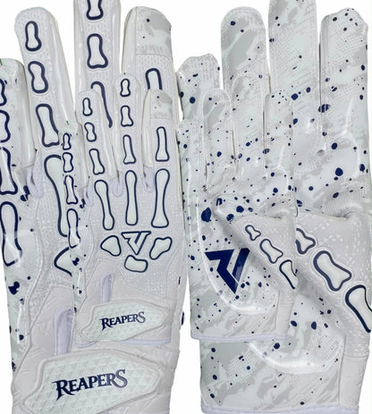 NEW Reaper WHT Series OREO Bones Football Gloves