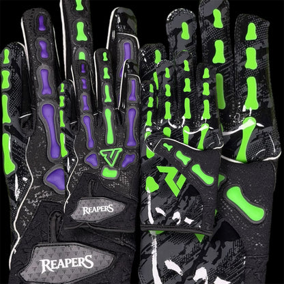 NEW Reaper Black Series Bones Football Gloves