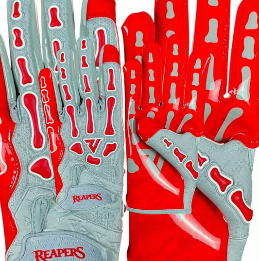 NEW Reaper College Bones Football Gloves
